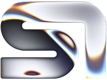metallic logo